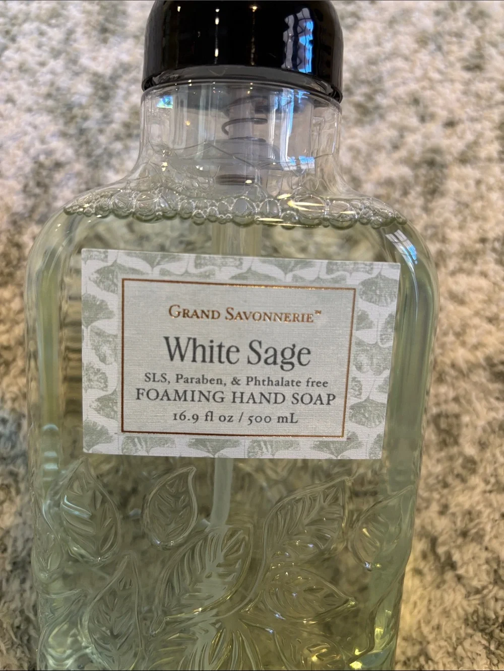 Grand Savonnerie Scented White Sage Foaming Hand Soap NWT 16.9oz